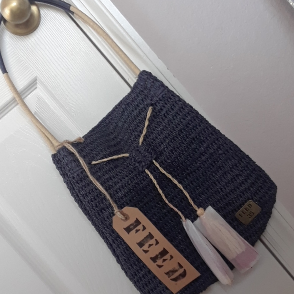 FEED PROJECT..RAFFIA TOTE..NWT